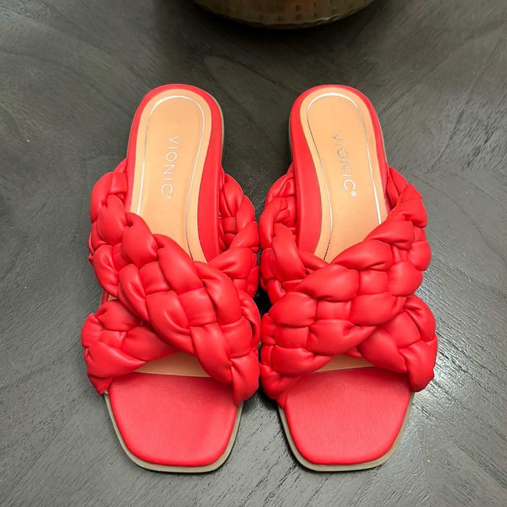VIONIC KALINA SLIDE SANDAL POPY - Picture 4 of 12